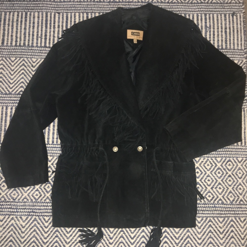 G-4000 fringe Suede/leather jacket
